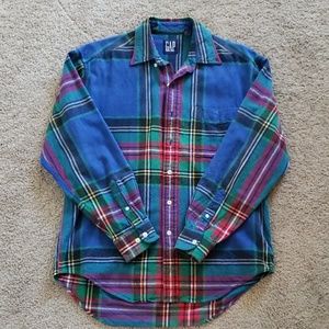 GAP Flannel long sleeve button down